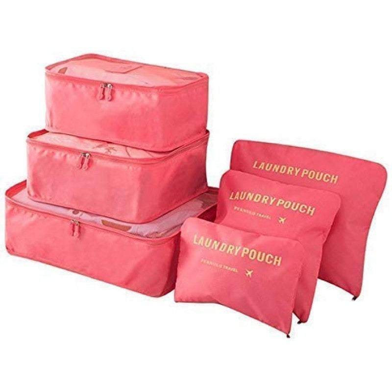 6 Pcs Travel Bag Set (3+3 POUCH)